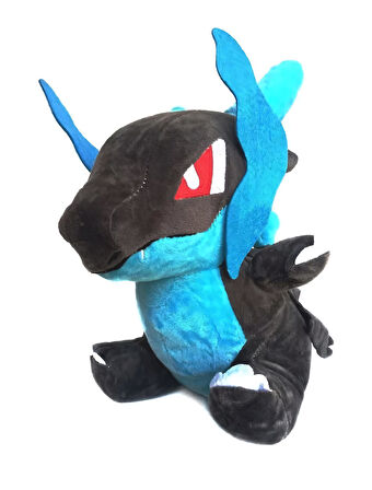 İthal Kumaş Sesli Pokemon Go Mega Charizard Anime Figür Peluş Oyuncak Uyku & Oyun Arkadaşı 23 cm.