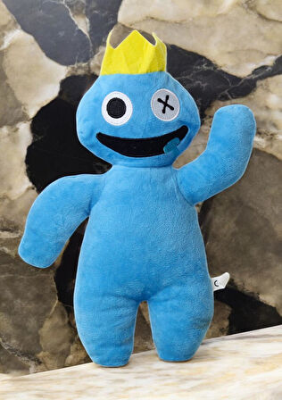 İthal Kumaş Sesli Müzikli Rainbow Friends Roblox Figür Peluş Oyuncak Uyku & Oyun Arkadaşı 30 cm.