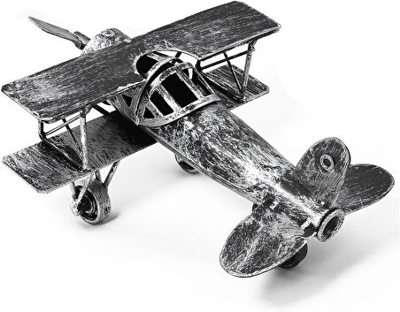 El Yapımı Retro Vintage Boeing 40A Metal Uçak Modeli Maket Biblo Özel Gün Hediyesi Vitrin Ofis Süsü
