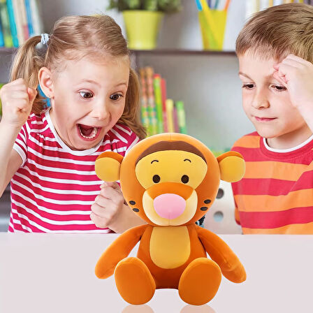 İthal Kumaş Winnie The Pooh Tiger Kaplan Anime Figür Peluş Oyuncak Uyku & Oyun Arkadaşı 50 cm.