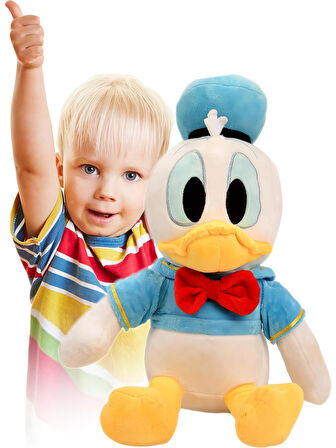 İthal Soft Kumaş XL Boy Donald Duck & Daisy Duck Peluş Oyuncak Uyku & Oyun Arkadaşı Çeşitleri 60 cm.