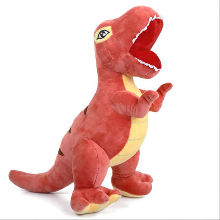 İthal Soft Kumaş XL Boy Dinozor Tyrannosaurus T-Rex Figür Peluş Oyuncak Uyku & Oyun Arkadaşı 55 cm.