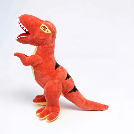 İthal Soft Kumaş XL Boy Dinozor Tyrannosaurus T-Rex Figür Peluş Oyuncak Uyku & Oyun Arkadaşı 55 cm.