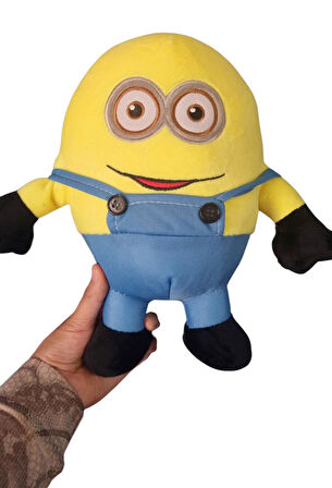 İthal Kumaş Elbiseli Çılgın Hırsız Minion Peluş Karakter Figür Oyuncak Uyku & Oyun Arkadaşı 28 cm.