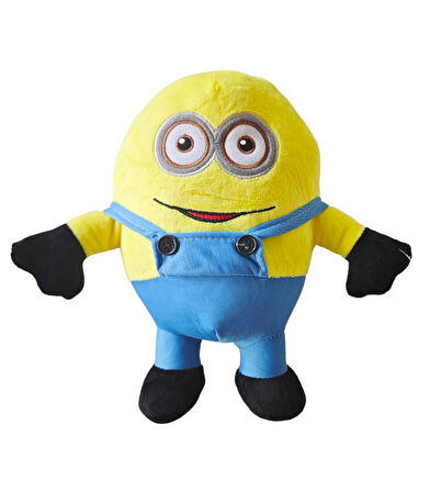 İthal Kumaş Elbiseli Çılgın Hırsız Minion Peluş Karakter Figür Oyuncak Uyku & Oyun Arkadaşı 28 cm.