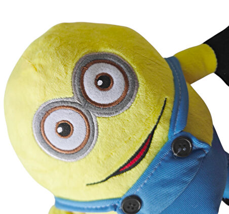 İthal Kumaş Elbiseli Çılgın Hırsız Minion Peluş Karakter Figür Oyuncak Uyku & Oyun Arkadaşı 28 cm.