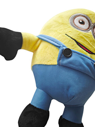 İthal Kumaş Elbiseli Çılgın Hırsız Minion Peluş Karakter Figür Oyuncak Uyku & Oyun Arkadaşı 28 cm.