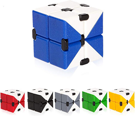Renkli İnfinity Cube Sonsuzluk Küpü Sihirli Küp Fidget Stres Küpü Stres Giderici Oyuncak 1 Adet