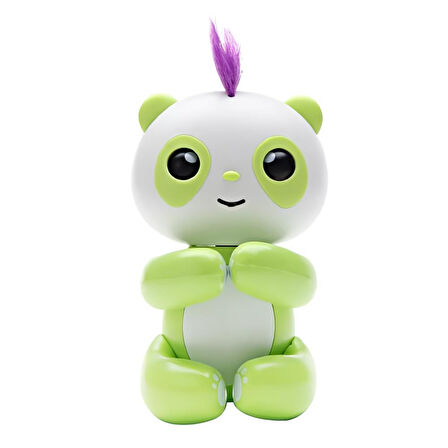 Dokunma Refleksli İnteraktif Elektronik Parmak Panda Oyuncak Akıllı Bebek Panda Gelişim Oyuncağı Yşl