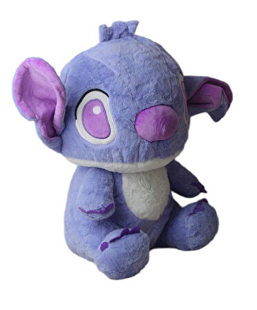 İthal Kumaş XL Büyük Boy 55 cm. Lilo & Stitch Stiç Anime Figür Peluş Oyuncak Uyku & Oyun Arkadaşı