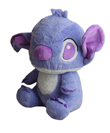 İthal Kumaş XL Büyük Boy 55 cm. Lilo & Stitch Stiç Anime Figür Peluş Oyuncak Uyku & Oyun Arkadaşı