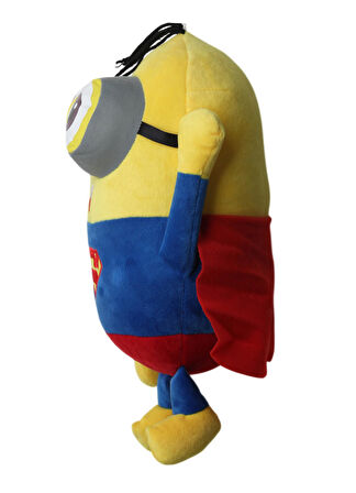 Despicable Me Minions Çılgın Hırsızlar Superman Versiyon Peluş Oyuncak Uyku & Oyun Arkadaşı 30 cm.