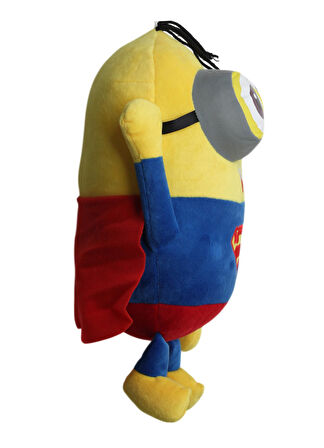 Despicable Me Minions Çılgın Hırsızlar Superman Versiyon Peluş Oyuncak Uyku & Oyun Arkadaşı 30 cm.