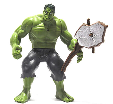 Avengers Yenilmezler Eklemli Incredible Hulk Figür Oyuncak 15cm Hareketli Eklemli Yeşil Dev Karakter
