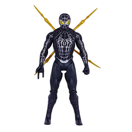 Avengers Yenilmezler Eklemli Black Spiderman Figür Oyuncak 15 cm – Hareketli Eklemli Karakter