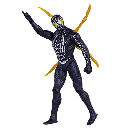 Avengers Yenilmezler Eklemli Black Spiderman Figür Oyuncak 15 cm – Hareketli Eklemli Karakter