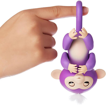 Fingerlings İnteraktif Bebek Maymun – Dokunmatik Refleksli Işıklı ve Sesli Geliştirici Oyuncak Lila