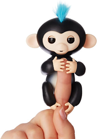 Fingerlings İnteraktif Bebek Maymun – Dokunmatik Refleksli Işıklı ve Sesli Geliştirici Oyuncak Siyah