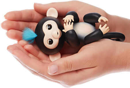 Fingerlings İnteraktif Bebek Maymun – Dokunmatik Refleksli Işıklı ve Sesli Geliştirici Oyuncak Siyah