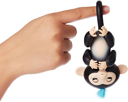 Fingerlings İnteraktif Bebek Maymun – Dokunmatik Refleksli Işıklı ve Sesli Geliştirici Oyuncak Siyah