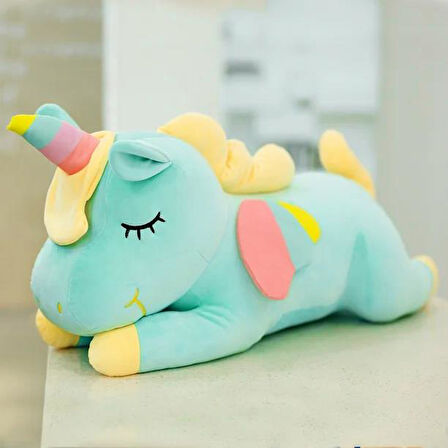 İthal Kumaş Gökkuşağı Kanatlı Unicorn Peluş Oyuncak 27 cm Yumuşak Oyun ve Uyku Arkadaşı Çeşitleri