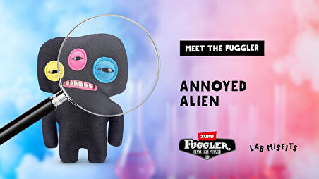 Laboratory Misfits Dişli Sevimli Peluş Oyuncak 23cm Eğlenceli Koleksiyon Oyun Arkadaşı Annoyed Alien