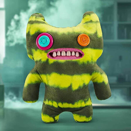 Laboratory Misfits Dişli Sevimli Peluş Oyuncak 23 cm Eğlenceli Oyun Arkadaşı Indecisive Monster