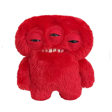 Laboratory Misfits Dişli Sevimli Peluş Oyuncak 23 cm Eğlenceli Koleksiyonluk Oyun Arkadaşı Love Fugg