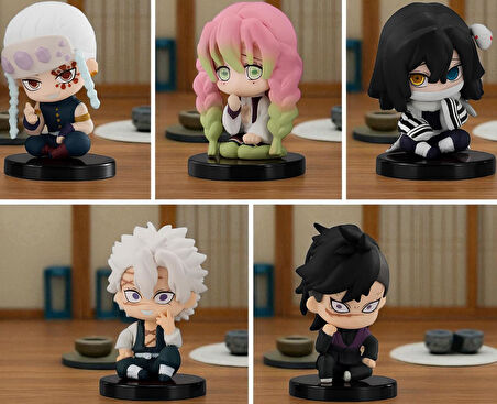 Demon Slayer İblis Avcıları İblis Keser 5’li Anime Figür Koleksiyon Oyuncak Seti Tengen Mitsuri 5 cm