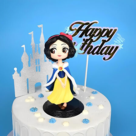 Pamuk Prenses Anime Karakter Figür Oyuncak Dekoratif Koleksiyon Biblo Bebek 15 cm. Genç Odası Süsü