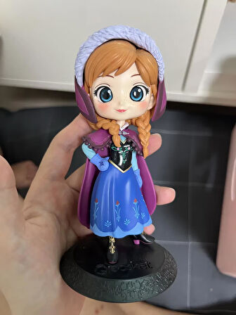 Karlar Ülkesi Frozen Prenses Anna Anime Karakter Figür Oyuncak Dekoratif Hediyelik Biblo Bebek 15 cm
