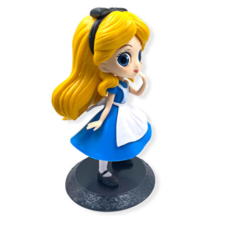 Harikalar Diyarında Alice Anime Karakter Figür Oyuncak Dekoratif Biblo Bebek 15 cm. Genç Odası Süsü