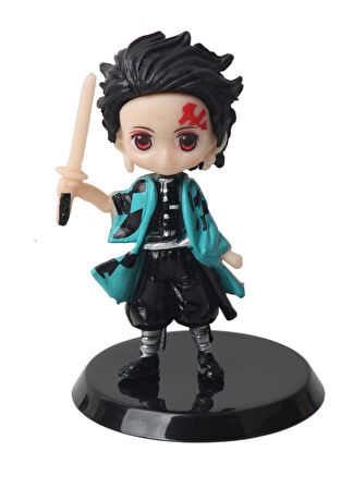 Demon Slayer İblis Avcıları Kimetsu No Yaiba 6'lı Anime Figür Tanjiro Nezuko Zenitsu Inosuke Rengoku