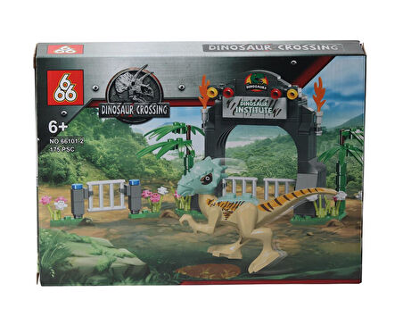 Jurassic World Dinozor Lego Uyumlu Mini Blok Akıl ve Zeka Gelişim Oyuncak Seti 175 Parça ES-66101-2