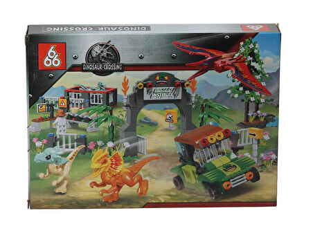 Jurassic World Dinozor Lego Uyumlu Mini Blok Akıl ve Zeka Gelişim Oyuncak Seti 175 Parça ES-66101-4