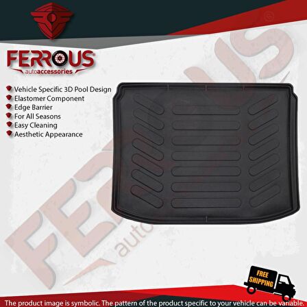 Toyota Corolla Sedan Refref 3D Bagaj Havuzu 2007 2012