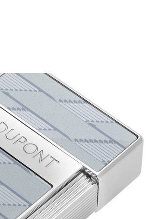 S.T. Dupont Biggy Monogram 1872 Gri Puro Çakmağı 25080 - TR8878