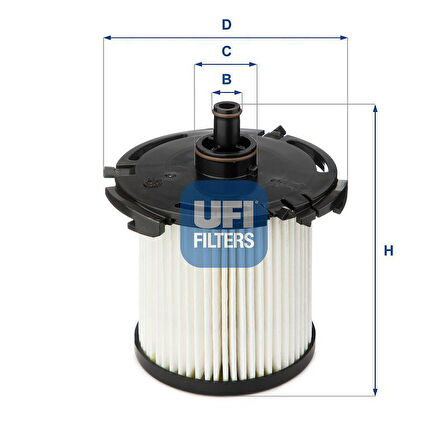 Ford Yakıt Filtresi - Cc11 9176 Bc - Ufı 26.074.00