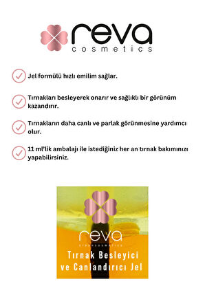 Tırnak Besleyici ve Canlandırıcı Jel & Nail Nourshing And Refreshing 11 ml RV570