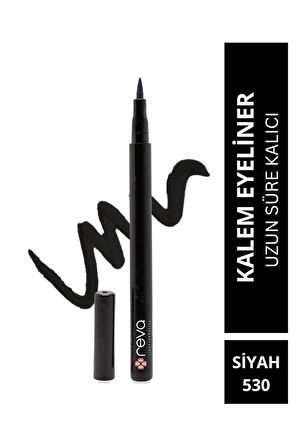 Siyah Göz Kalemi & Black Eyeliner No: 530 - Vegan & Temiz Içerikli