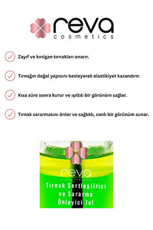 Tırnak Ve Sararma Önleyici Jel & Nail Hardener And Yellow 11 ml Rv569
