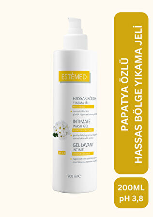 Estemed Papatya Özlü Hassas Bölge Yıkama Jeli & Intimate Wash Gel For Women 200ml
