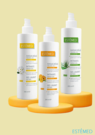 Estemed Papatya Özlü Hassas Bölge Yıkama Jeli & Intimate Wash Gel For Women 200ml