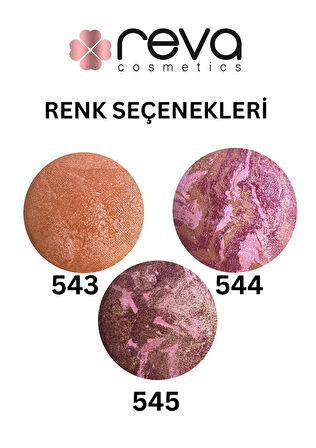 Reva Terracotta Allık & Terrakota Blusher - Vegan & Temiz Içerik