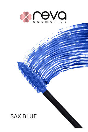 Lash Booster&Full Volume Color Maskara Sax Blue-Tam Hacim & Uzatan Renkli Maskara Sax Mavisi 455