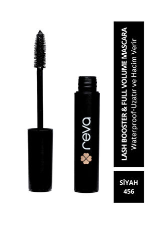 Lash Booster & Full Volume Color Maskara Black-Tam Hacim & Uzatan Renkli Maskara Siyah 456
