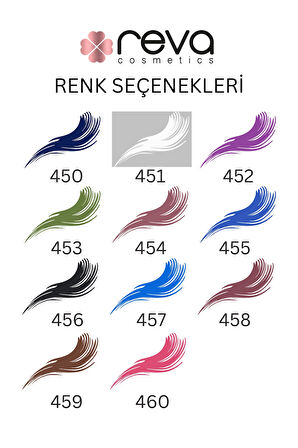 Lash Booster & Full Volume Color Mascara -tam Hacim & Uzatan Renkli Maskara Mavi 457