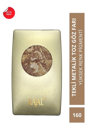 Metalik Altın, Işıltılı Toz Göz Farı -Metallic Gold Eyeshadow No:160