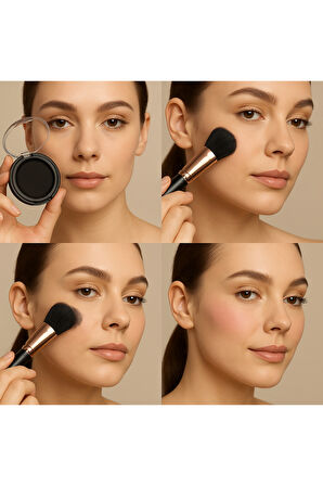 Sihirli Siyah Ph Renk Değiştiren Krem Allık-Black Magic Ph Colour Changing Cream Blusher 7g RV800