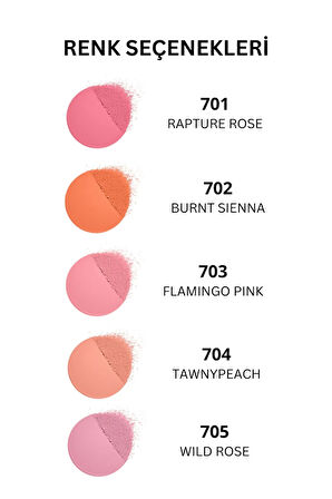 Süper Ince Toz Allık - Superfine Blusher Rapture Rose - No: 701 - Vegan & Temiz Içerik